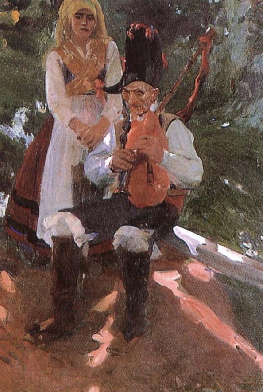 Joaquin Sorolla Piccolo hair people Germany oil painting art